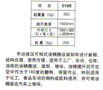 COT-350型液壓油桶搬運(yùn)車1